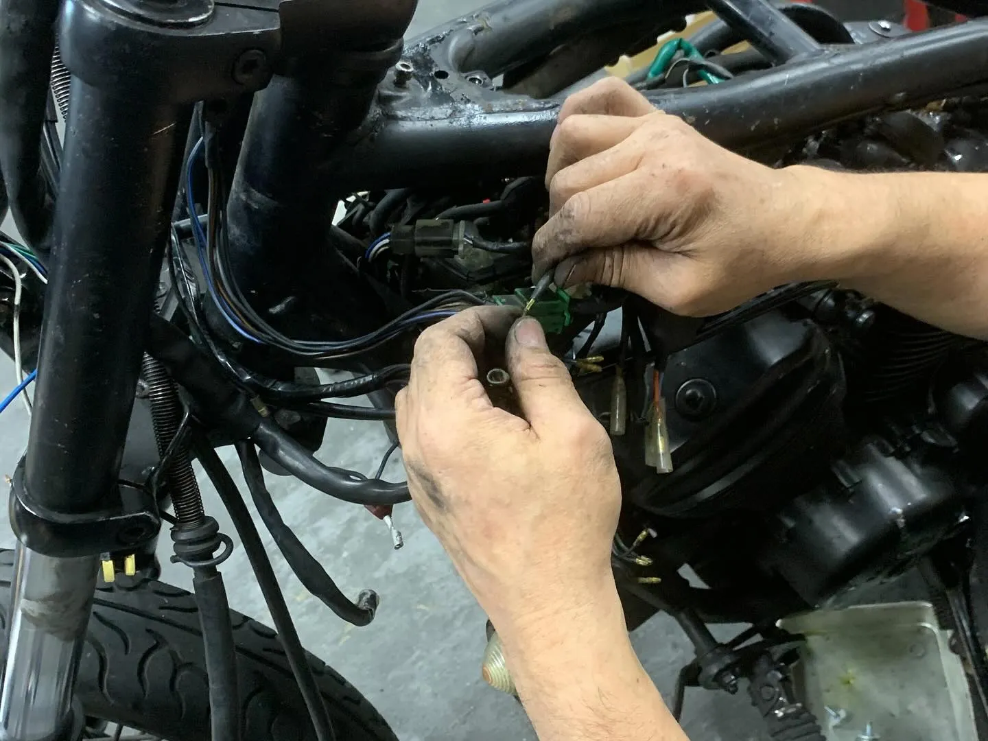 【大阪||バイク屋||修理//スティード】