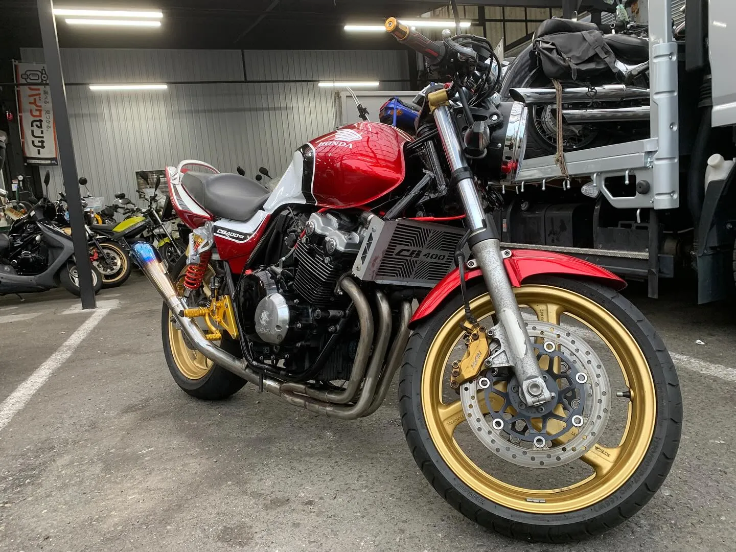 【大阪||バイク屋||車検//CB400SF//バンディット...