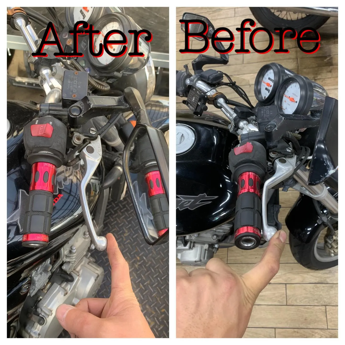 先週、修理のためにお預かりしたホーネット250の部品がついに...