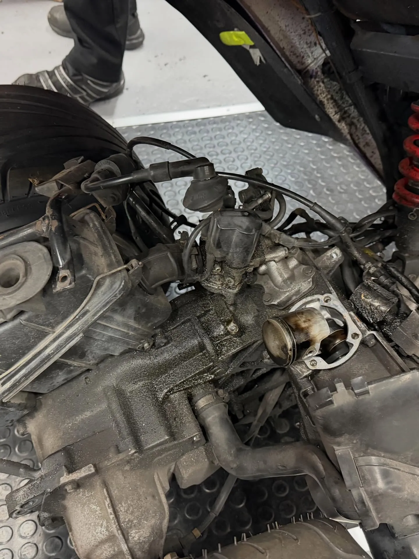 ジャイロキャノピーのエヴァンゲリオン仕様、修理で預かっていま...