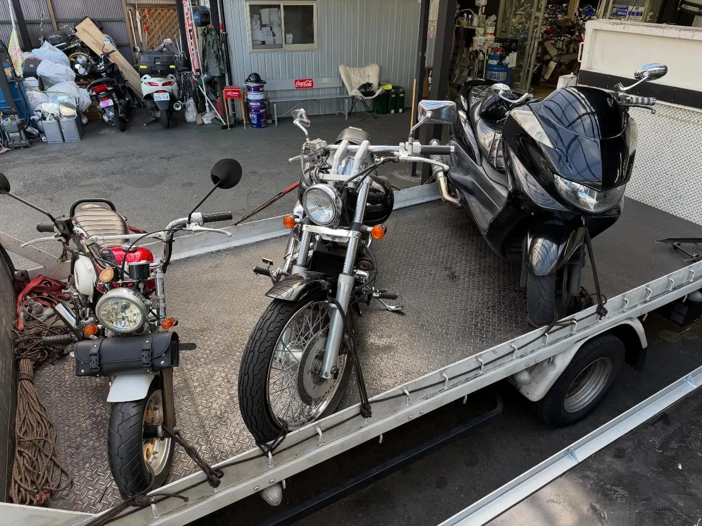 今日は、あるお客様からご連絡をいただき、現場へ急行しました🏍...