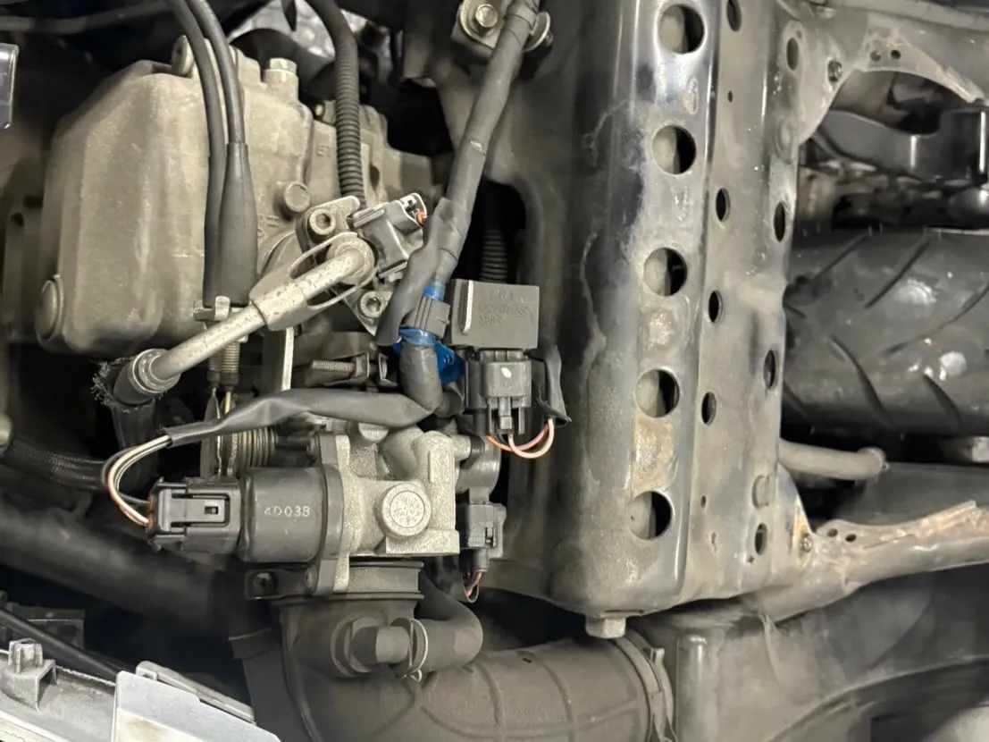 前にセルモーターの故障で修理をしたバーグマン200、今回は再...